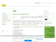 Tablet Screenshot of comune.malnate.va.it